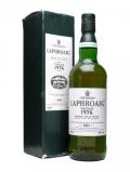 A bottle of Laphroaig 1976 Islay Single Malt Scotch Whisky