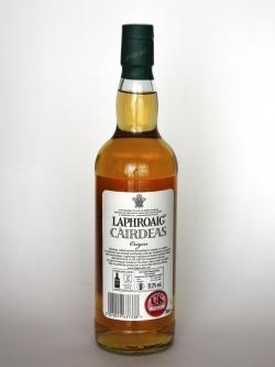 Laphroaig Cairdeas Origin Back side