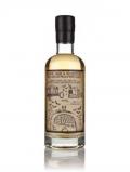 A bottle of Lightly Peated Cask Aged Bathtub Gin (Batshit Mental Ideas)