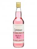 A bottle of Lindisfarne Rhubarb Wine