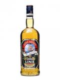 A bottle of Linie Aquavit