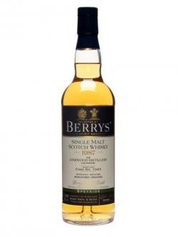 Linkwood 1987 / 26 Year Old / Cask #1043 / Berry Brothers Speyside Whisky