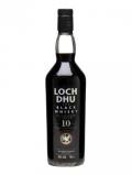 A bottle of Loch Dhu 10 Year Old Speyside Single Malt Scotch Whisky