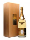 A bottle of Louis Roederer Cristal 2004 Magnum