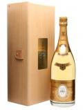 A bottle of Louis Roederer Cristal 2005 Magnum