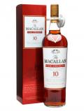 A bottle of Macallan 10 Year Old Cask Strength / 1 Litre Speyside Whisky
