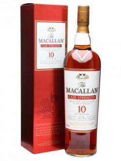 Macallan 10 Year Old Cask Strength Speyside Single Malt Scotch Whisky