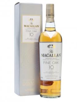 Macallan 10 Year Old Fine Oak Speyside Single Malt Scotch Whisky