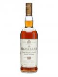 A bottle of Macallan 10 Year Old / New Club Elgin / Bot.1980s Speyside Whisky