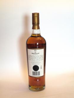 Macallan 10 year Sherry Oak Back side