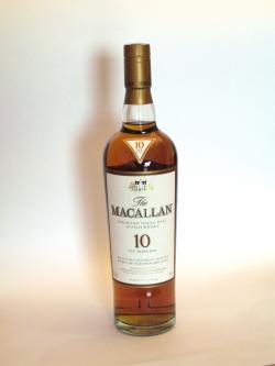 Macallan 10 year Sherry Oak Front side