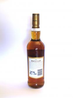 Macallan 10 year Sherry Oak Back side