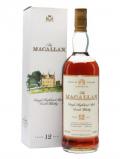 A bottle of Macallan 12 Year Old / Bot.1980s / Litre Speyside Whisky