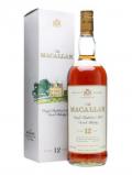 A bottle of Macallan 12 Year Old / Bot.1990s Speyside Single Malt Scotch Whisky