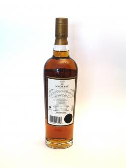 Macallan 12 year Sherry Oak Back side