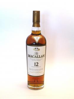 Macallan 12 year Sherry Oak Front side