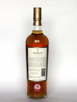 Macallan 17 year Fine Oak Back side