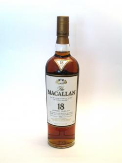 Macallan 18 year Sherry Oak Front side