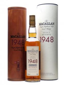 Macallan 1948 / 51 Year Old Speyside Single Malt Scotch Whisky