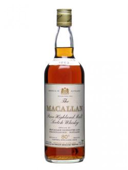 Macallan 1962 / Bot.1970s Speyside Single Malt Scotch Whisky