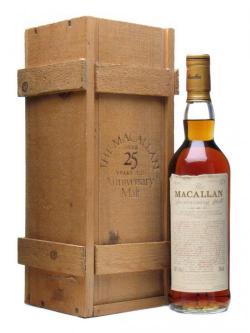 Macallan 1967 / 25 Year Old Speyside Single Malt Scotch Whisky