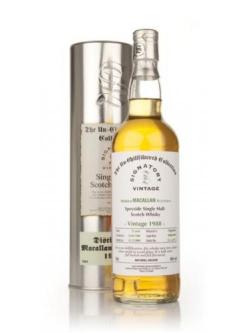 Macallan 1988 21 Year Old - Un-Chillfiltered (Signatory)