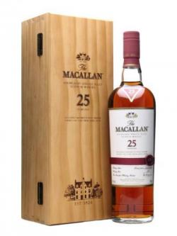 Macallan 25 Year Old / Sherry Oak Speyside Single Malt Scotch Whisky