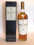 A bottle of Macallan Elegancia 12 year