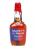 A bottle of Maker's Mark "Rock the Vote" (Red / White / Blue Wax) / 1L