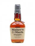 A bottle of Maker's Mark / (Grey and Red Wax) Kentucky Straight Bourbon Whisky
