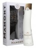 A bottle of Mamont Siberian Vodka Bearskin Hat Pack