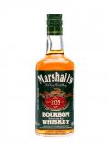 A bottle of Marshall's Kentucky Bourbon Whiskey Kentucky Bourbon Whiskey