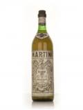 A bottle of Martini& Rossi Extra Dry White Vermouth 1l - 1980s