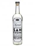 A bottle of Mezcal San Cosme Joven