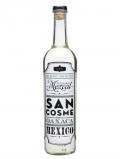 A bottle of Mezcal San Cosme Joven