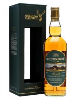 Miltonduff 1984 / Gordon& Macphail Speyside Single Malt Scotch Whisky