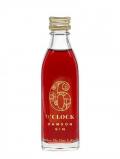 A bottle of 6 O'clock Damson Gin / Miniature