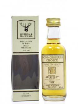 Aberfeldy Connoisseurs Choice Miniature 1978