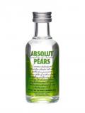 A bottle of Absolut Pears Miniature
