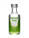 A bottle of Absolut Pears Miniature
