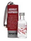 A bottle of Absolut Raspberri Miniature / Gift Box