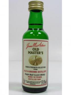 Alltabhainne Old Masters Miniature 1995 10 Year Old