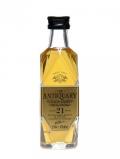 A bottle of Antiquary 21 Year Old / Blended Scotch Whisky Miniature Blended Whisky