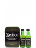 A bottle of Ardbeg Islay Single Malt Miniatures