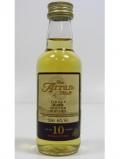 A bottle of Arran Islands Single Malt Miniature 10 Year Old