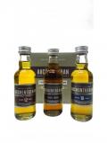 A bottle of Auchentoshan The Gift Collection 3 X Miniatures 18 Year Old