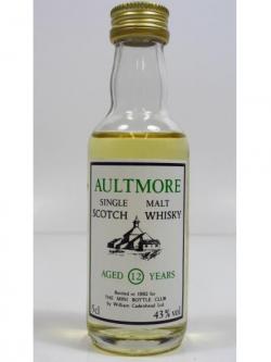 Aultmore Mini Bottle Club Miniature 1980 12 Year Old
