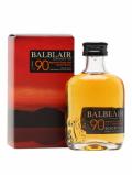 A bottle of Balblair 1990 Miniature / 2nd Release Highland Whisky