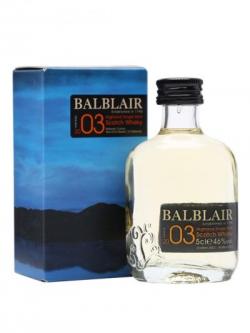 Balblair 2003 Miniature / First Release Highland Whisky
