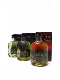 Balblair 3 Vintage Miniature Gift Pack 23 Year Old